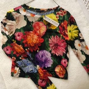 Alice and Olivia crop top